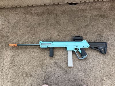 Worker Harrier Dart Blaster Fully Upgraded / Nerf Gun