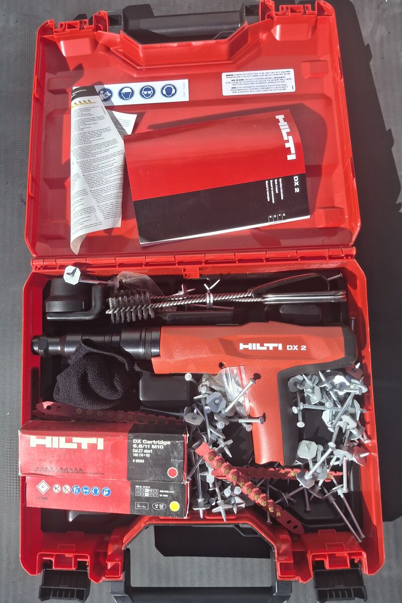 HILTI DX2 Powder actuated conrete nail gun.
