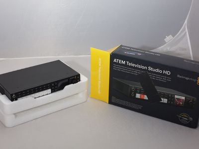 Blackmagic Design ATEM Television Studio HD live production switcher with original box.