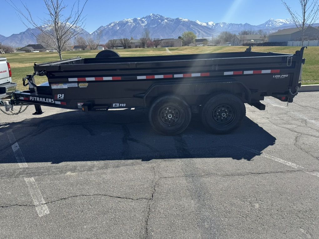 14 foot PJ DL Pro dump trailer