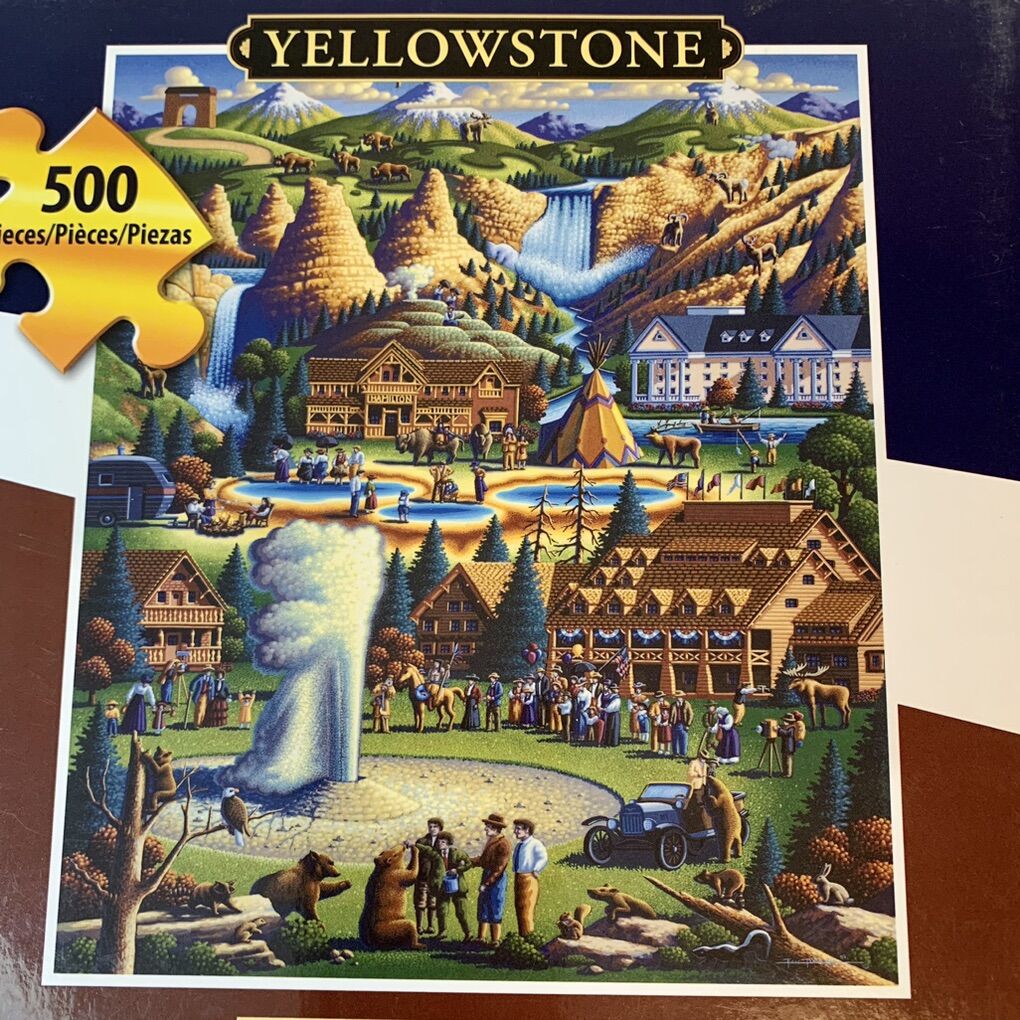 Dowdle Puzzle Of Yellowstone 500 Piece
