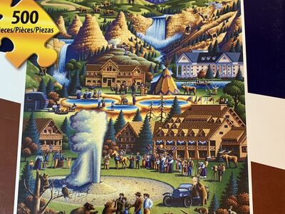 Dowdle Puzzle Of Yellowstone 500 Piece