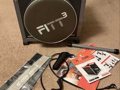 New Image FITT Cube Multi-Gym HIIT Machine with Resistance Cords and Bands