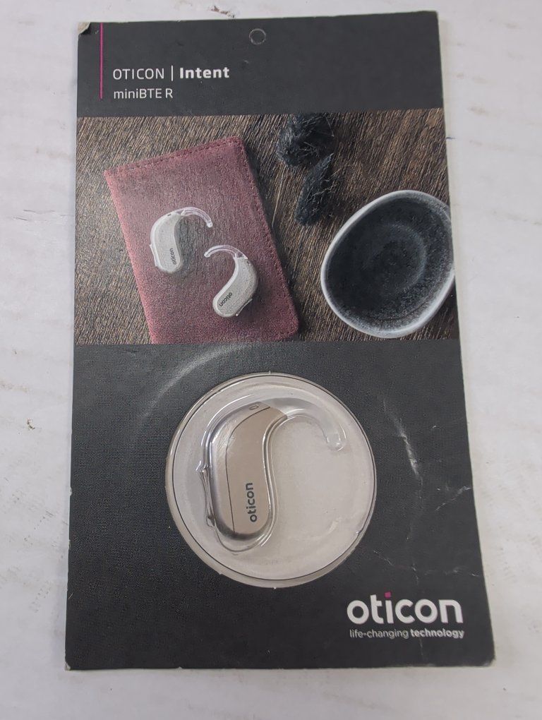 Oticon Intent miniBTE R Hearing Aid Right Side NEW