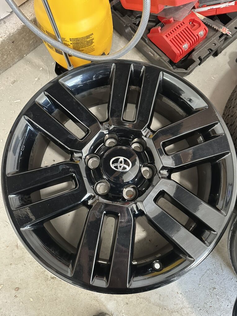 Toyota Nightshade Edition Rims And Spare