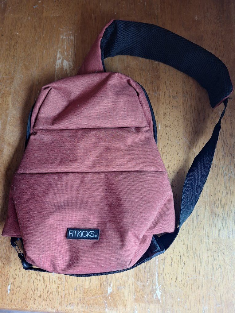 FITKICKS Sling Bag - Compact & Lightweight Crossbody Backpack for Everyday Carry, Outdoor Activities