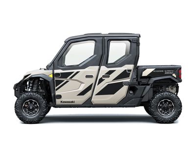 2026 KAWASAKI RIDGE CREW HVAC Metallic Matte Whiti