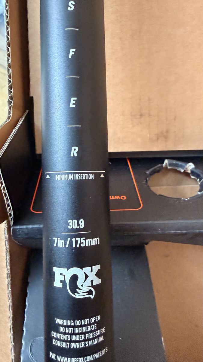 Fox Transfer Post — brand new