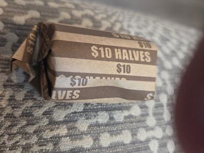full roll of Kennedy half dollars20 coin
