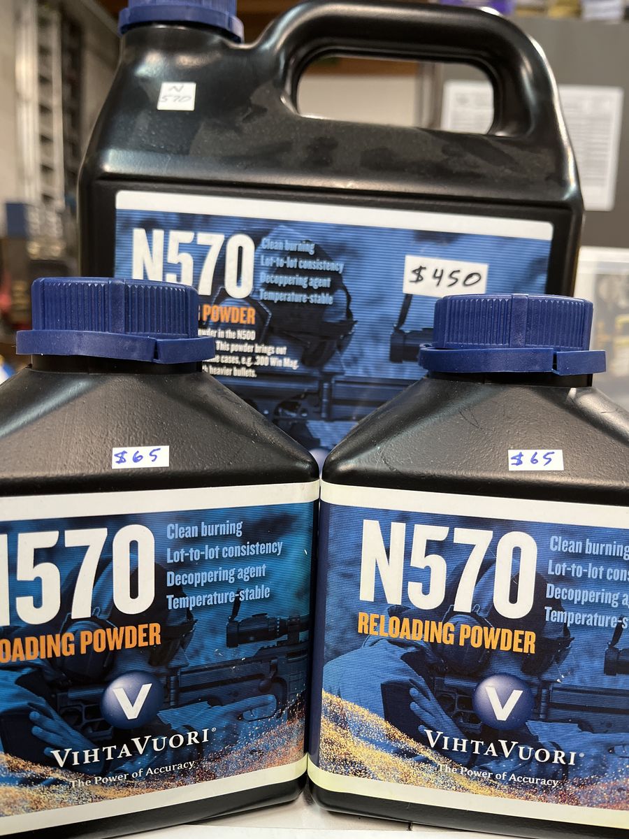 8 Lb N570. Ones Of N568, N570 And 20N29 Powders.