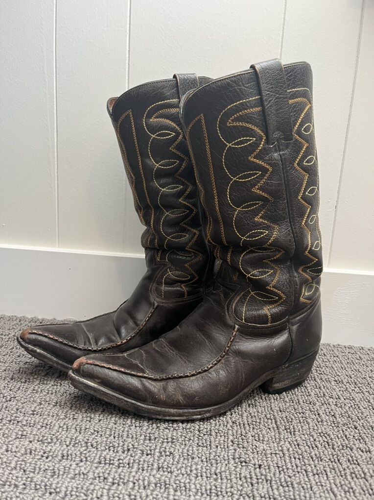 1960s Mexican Cowboy Boots 8D