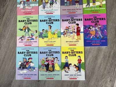 The Baby-Sitters Club Graphic Novel Set by Ann M. Martin & Raina Telgemeier - 11 Books