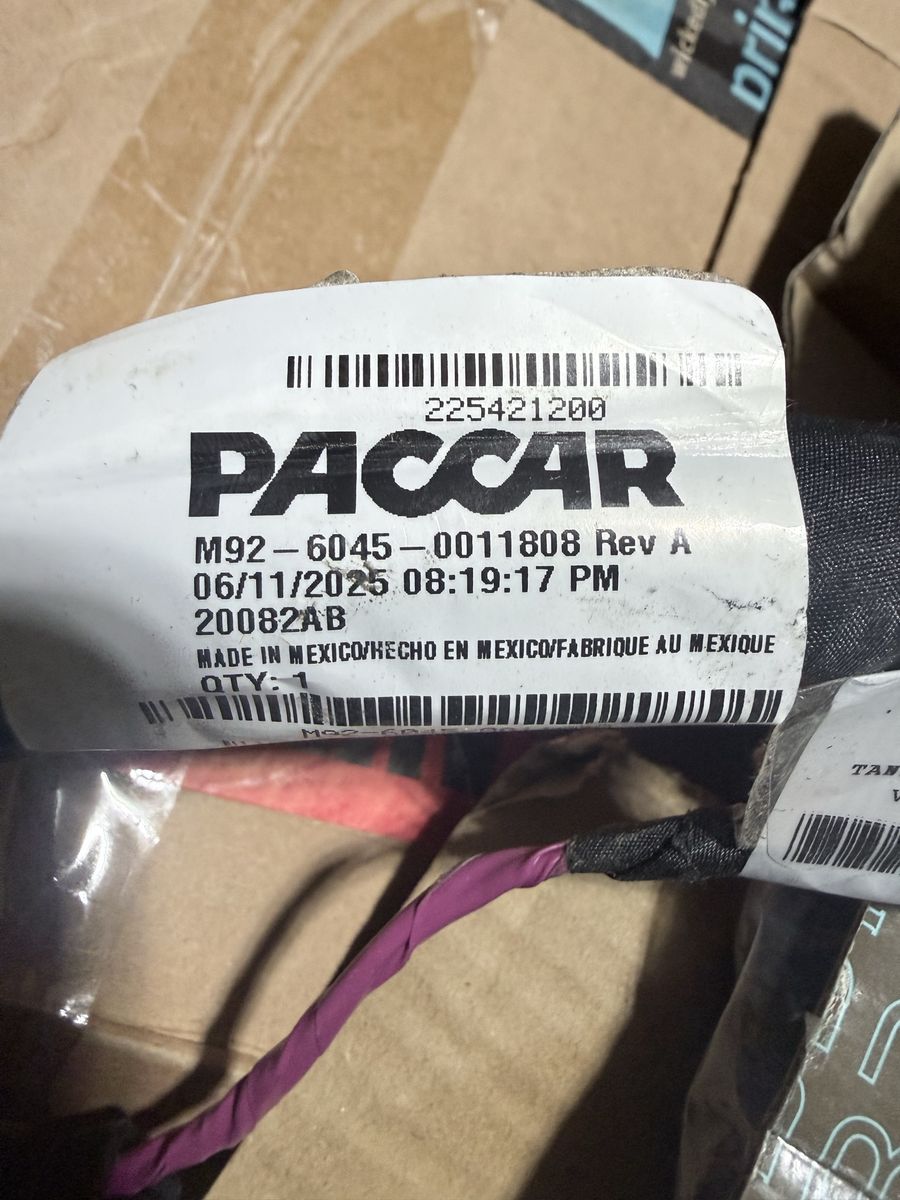 PACCAR after treatment wiring harness