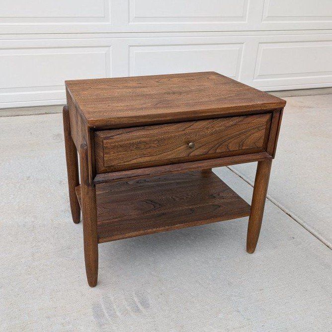 MCM Vintage Nightstand End Table