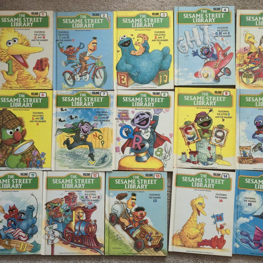 Vintage "The Sesame Street Library" complete serie