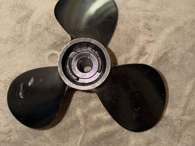 OMC 172493 14x19 Stainless Steel Boat Propeller - 3 Blade