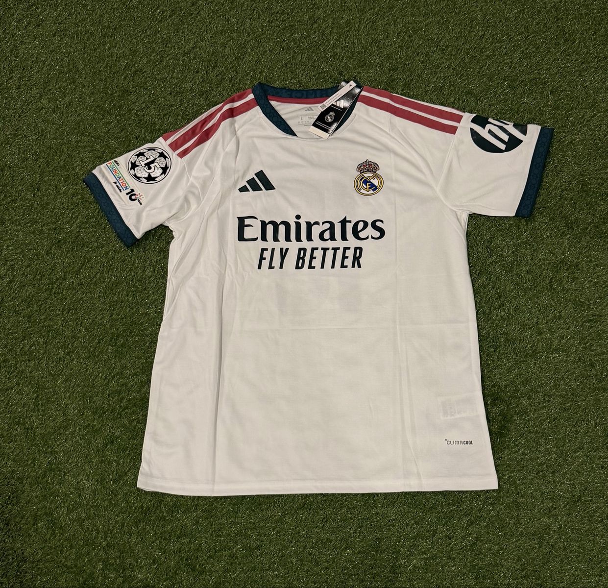 Adidas Real Madrid MBAPPE 10 Home 26/27 Jersey White Climacool Soccer Football New with Tags