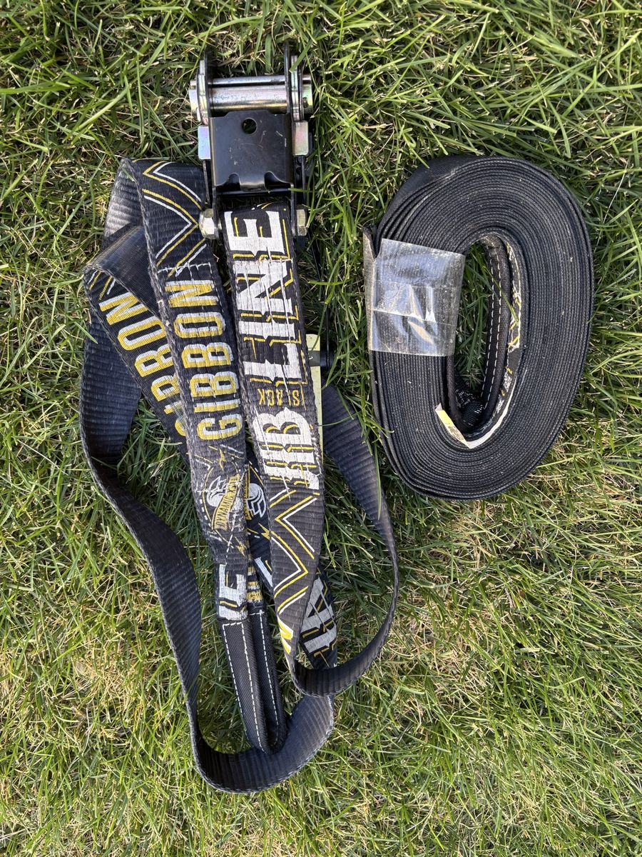 Gibbon Jibline Slackline -Black & Yellow (Used)