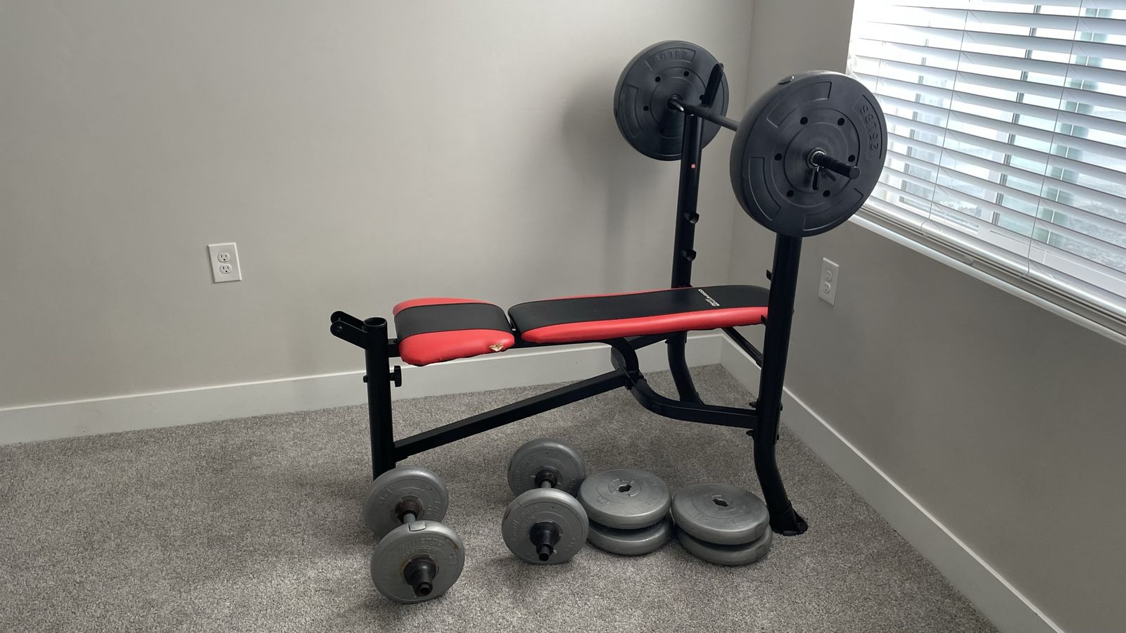 Weight Bench Press and weights