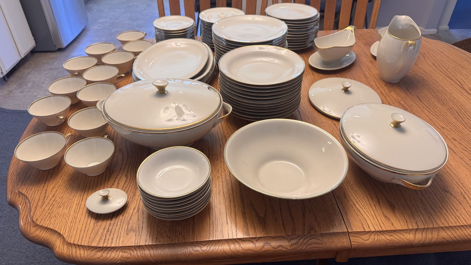 Vintage Rheinpfalz German Porcelain DinnerSet