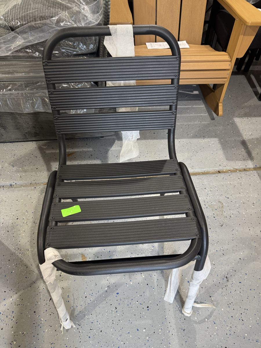 Metal patio table chair