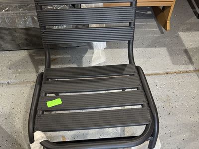 Metal patio table chair