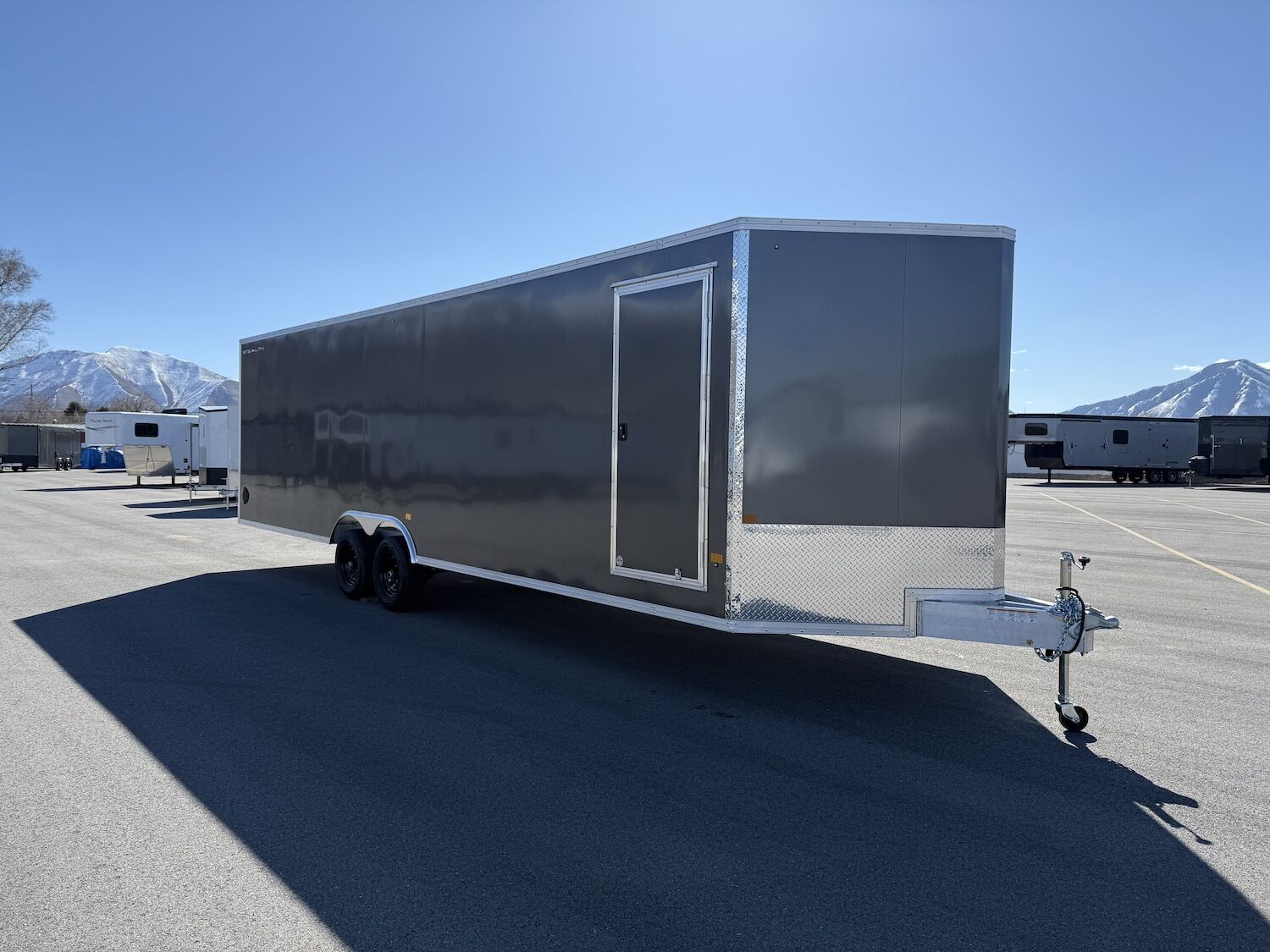 2025 Alcom COMPETITIVELY PRICED All-Aluminum Stealth 8.5x28 Car Hauler