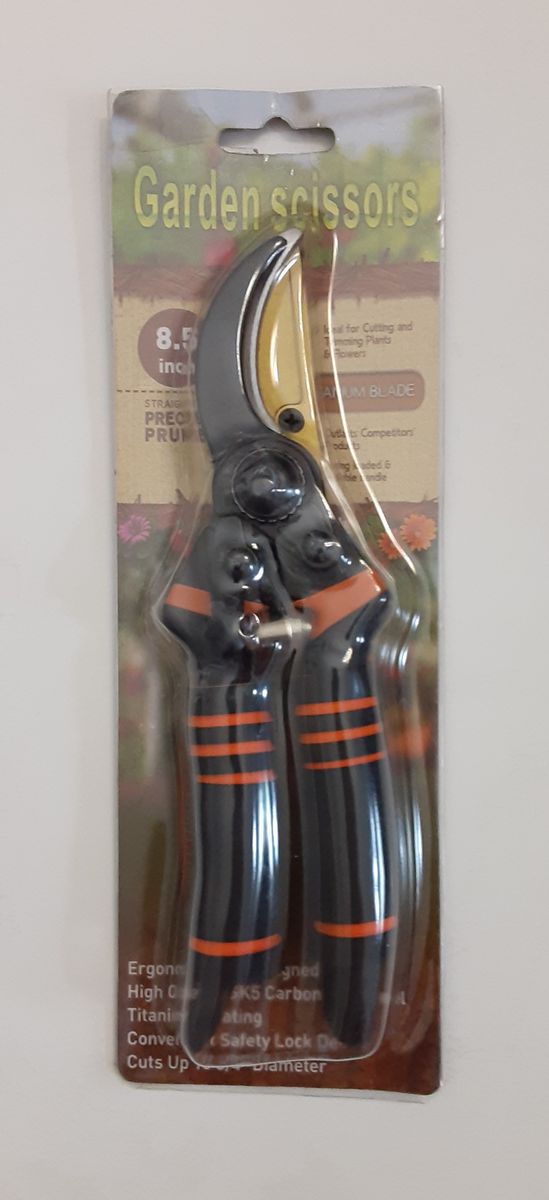 New Heavy Duty 8.5-inch Premium Sharp SK5 Steel with Titanium Bypass Pruning Shears/Clippers/Scissors