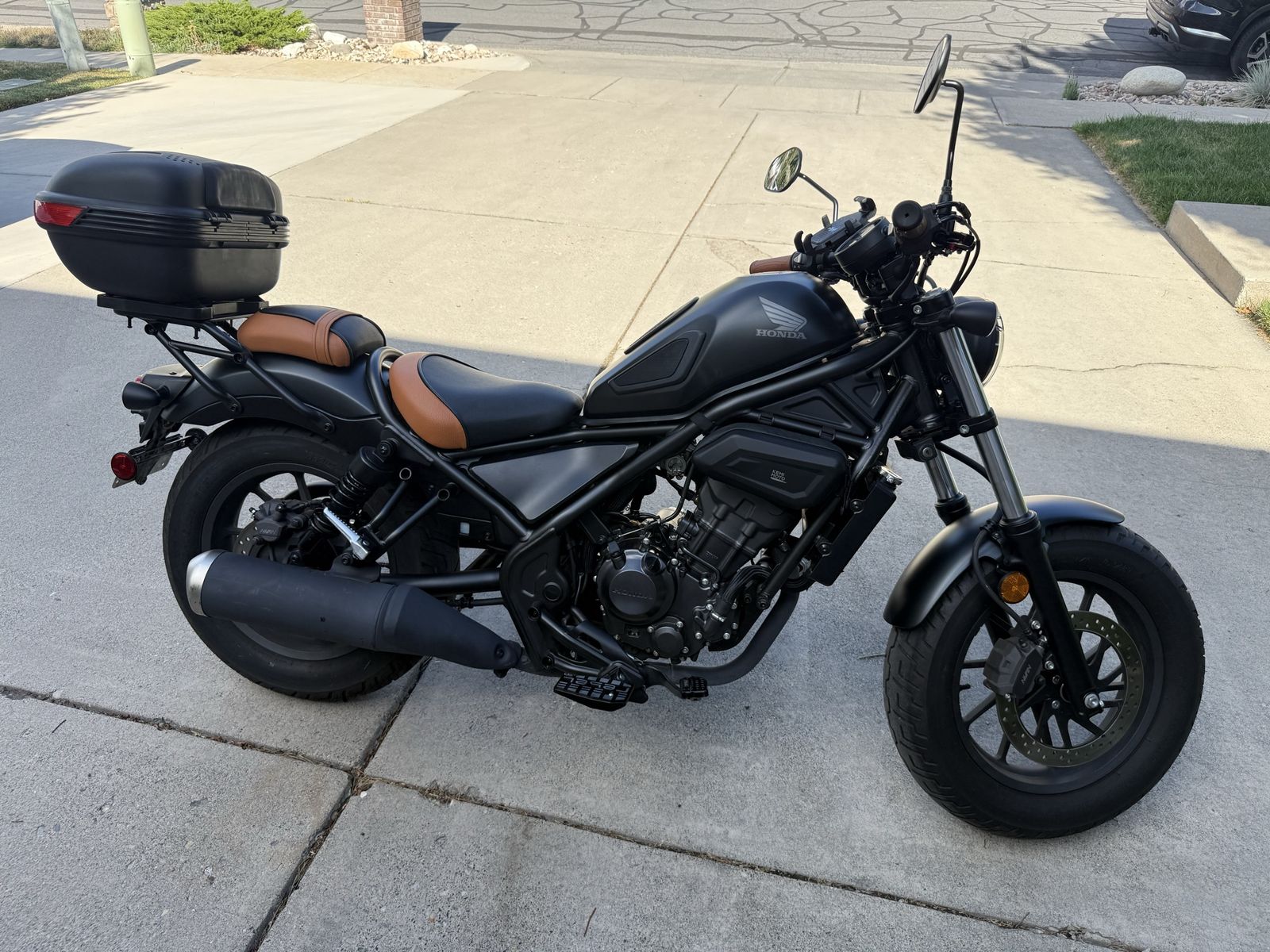 2025 Honda Rebel 300 Motorcycle - 4,200 Miles - Custom Seat & Upgrades