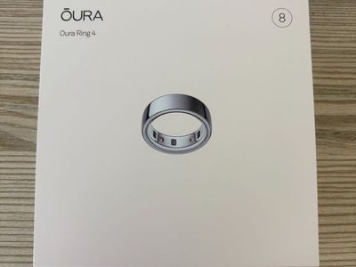 Oura Ring 4 Size 8 Silver