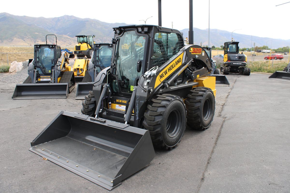 2026 New Holland L328 Compact Wheel Loader / Skid Steer with Super Boom