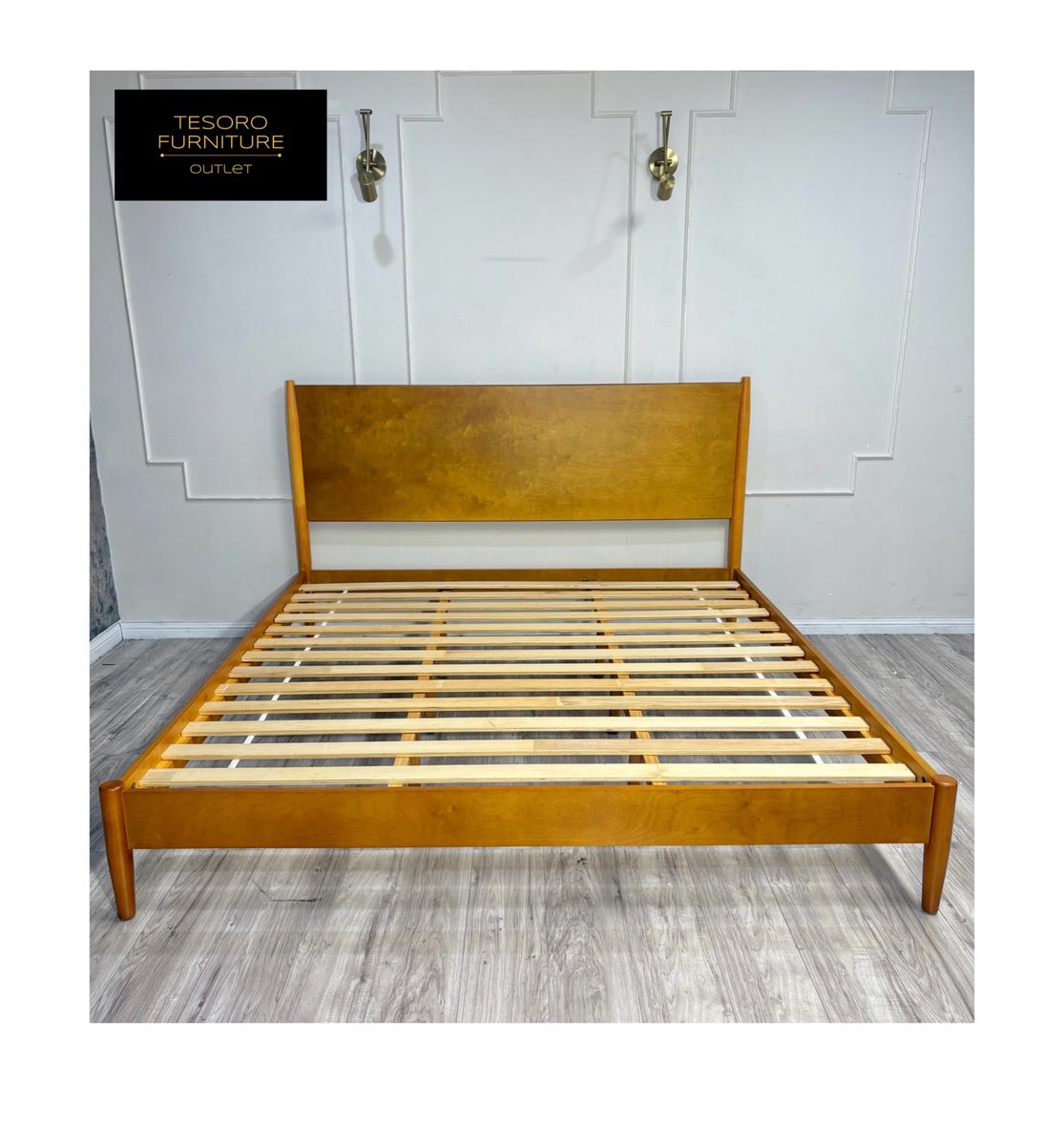 NEW MCM CROSLEY KING BED