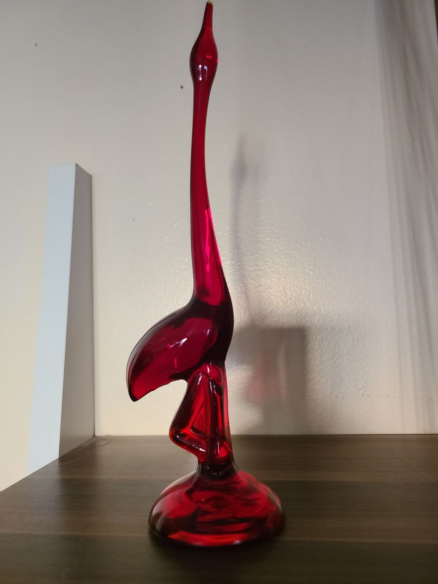 Viking Glass Ruby Red Egret