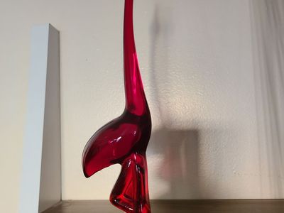 Viking Glass Ruby Red Egret
