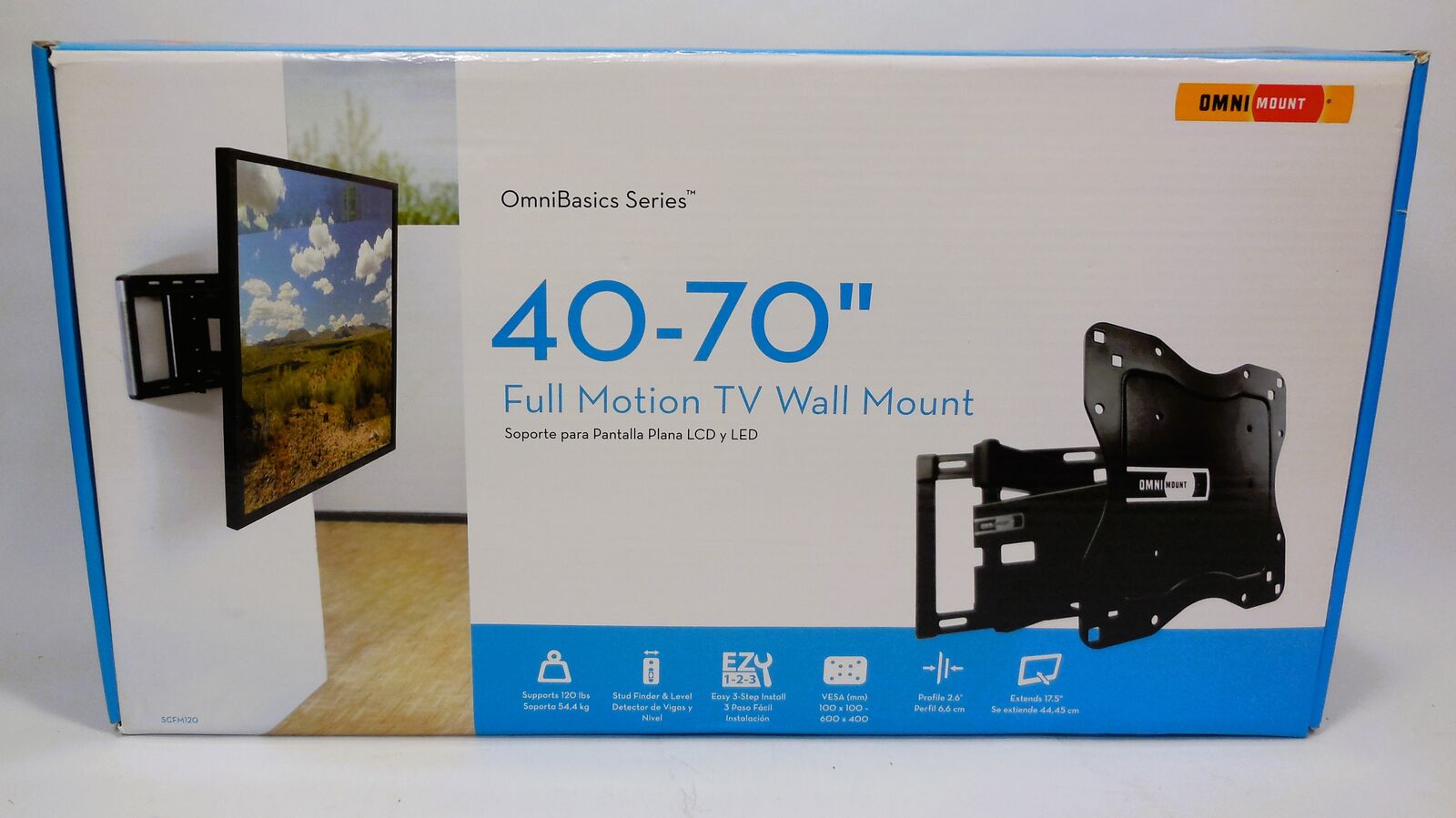 TV Wall Mount Omni Mount 40" to 70" New