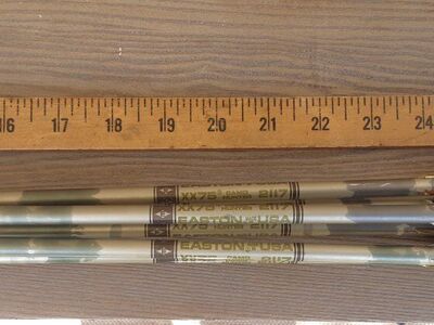 Aluminum arrows by Easton Camo Hunters 2117's