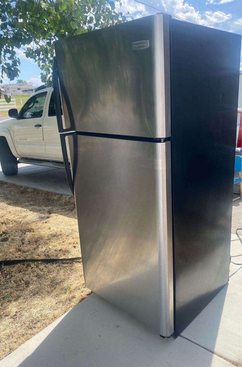 Frigidaire Top Freezer Refrigerator - Stainless Steel Finish free delivery!