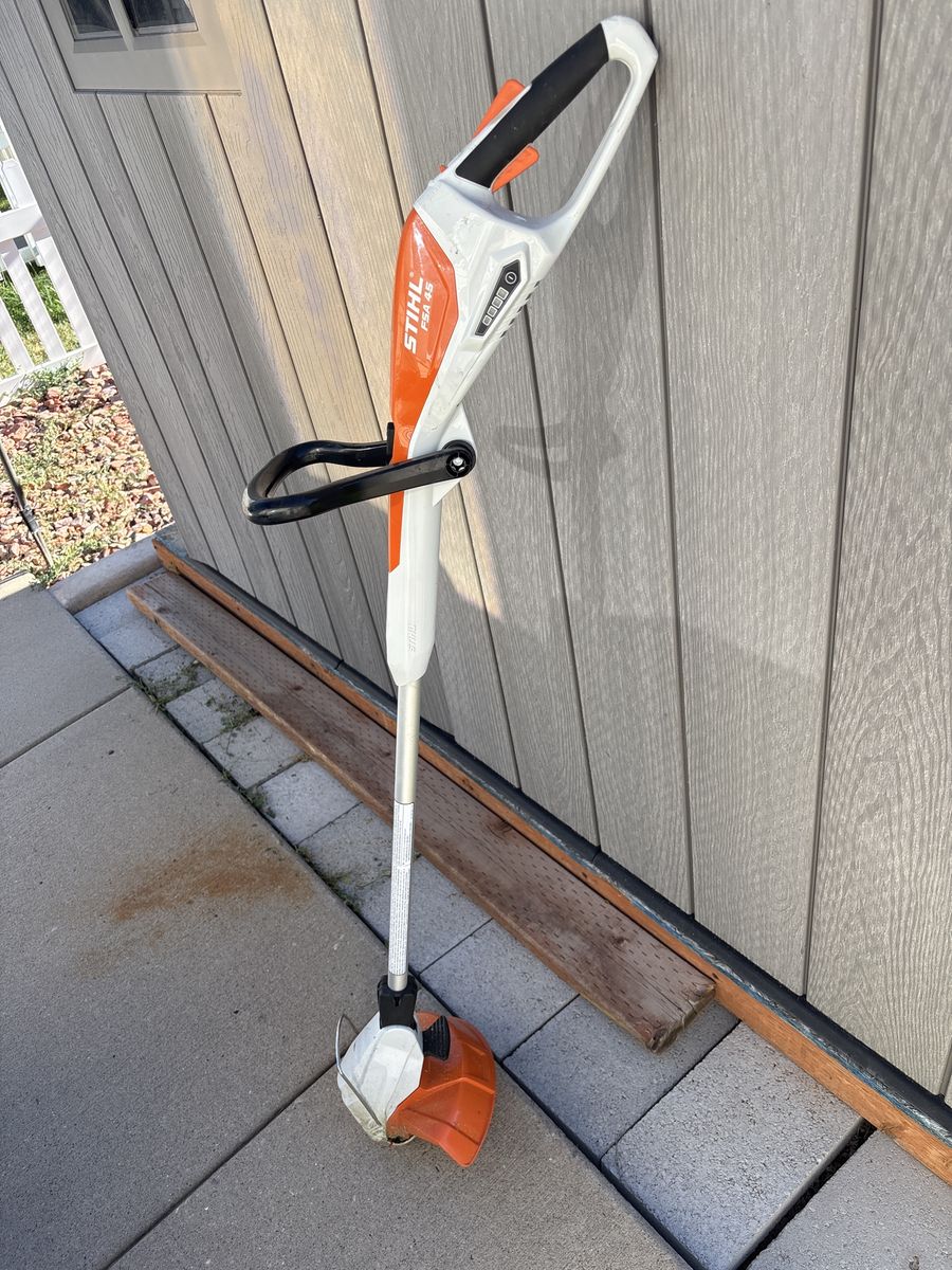 STIHL FSA 45 Cordless Electric Grass Trimmer - Lightweight, Adjustable, Battery-Powered