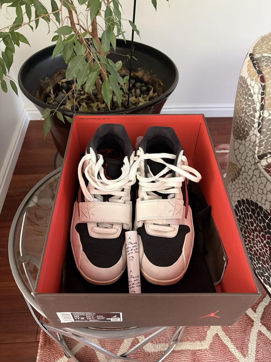 Air Jordan Jumpman Jack Travis Scott Sail Shoes, Men's Size 11.5 - New with Box