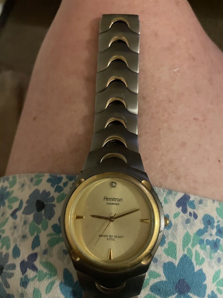 Vintage Mens Armitron Diamond