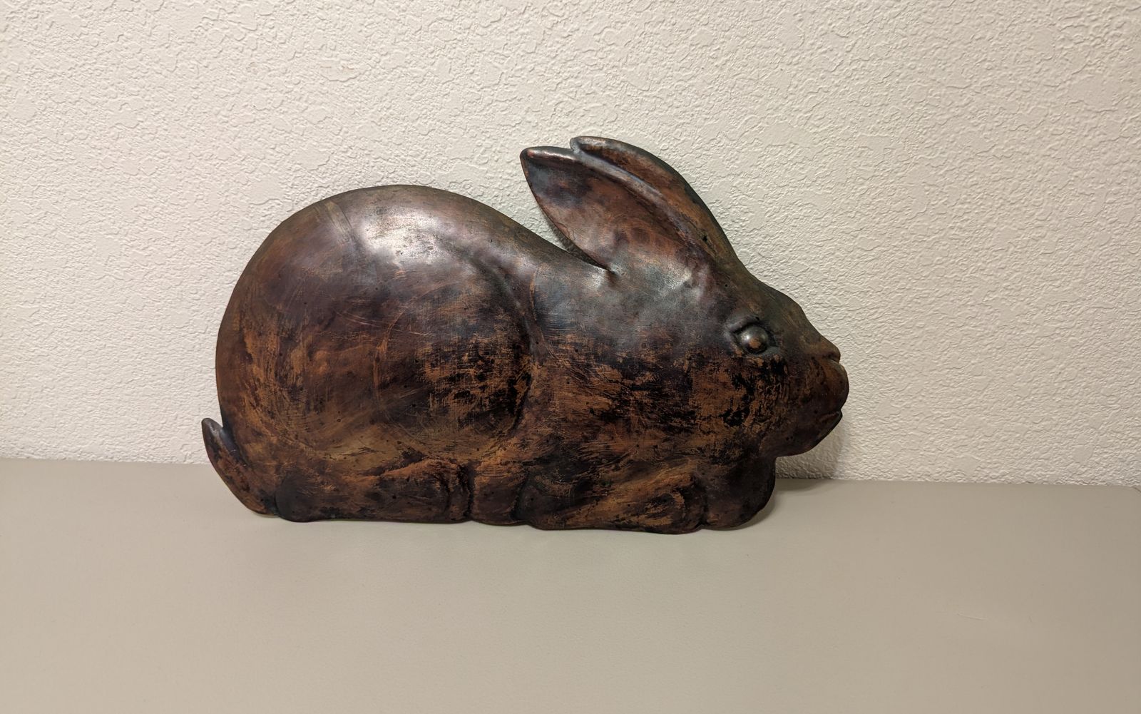 rob bunting connecticut coppersmiths copper rabbit sculpture