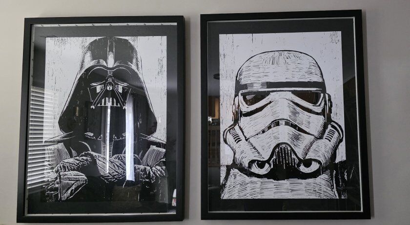 Star Wars Art - Vader and Storm trooper