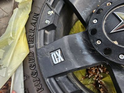 Rugged Terrain Patriot tires and KMC XD rims