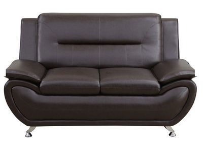 Brand new! Brown Breathable Leather Living Room Loveseat