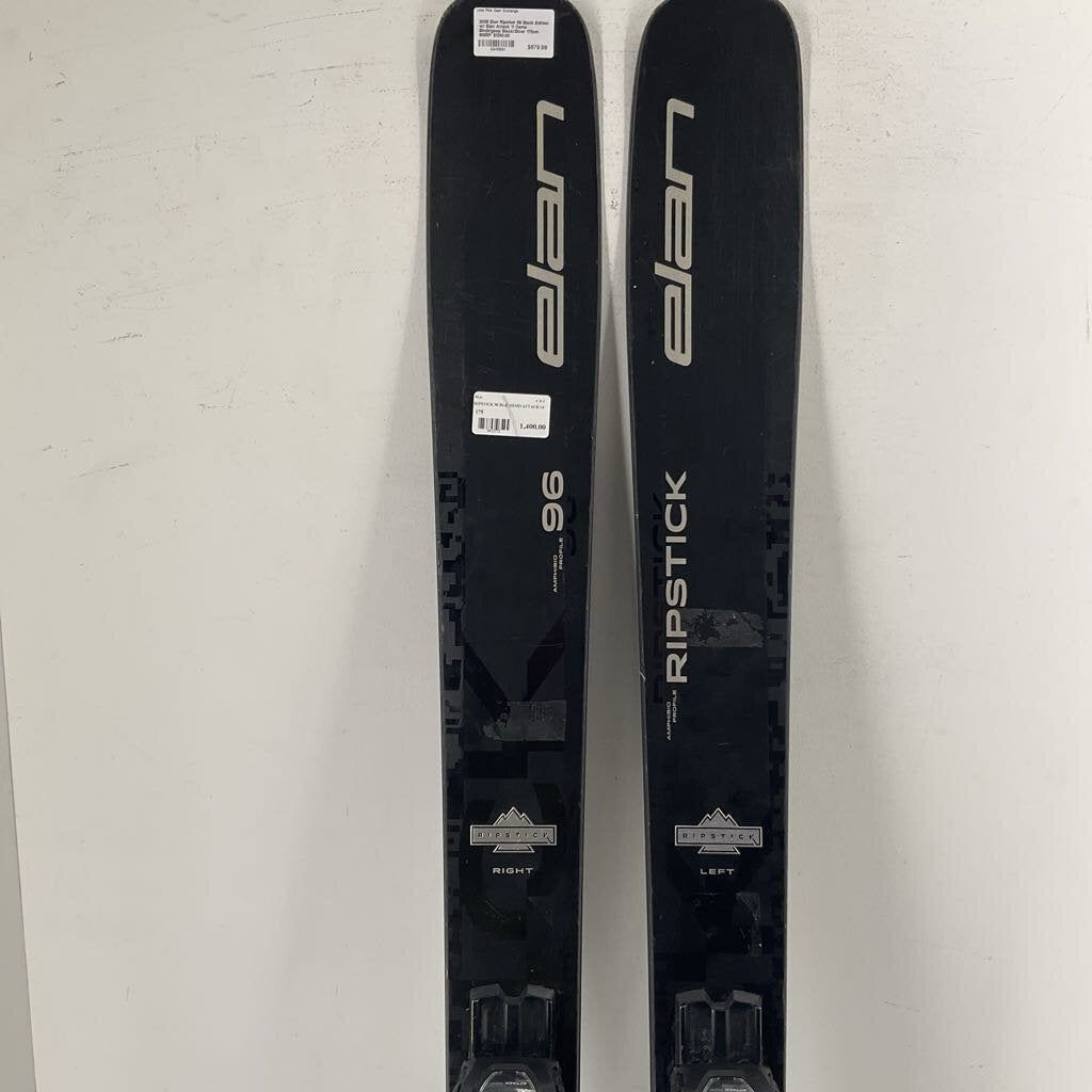2026 Elan Ripstick 96 Black Edition w/ Elan Attack 11 Demo Bindingsop