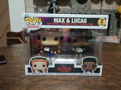 Funko Pop! Television Stranger Things Max & Lucas 2-Pack Vinyl Figures (New)