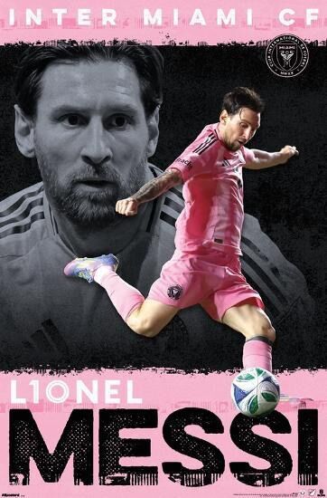 Lionel Messi 25 Poster