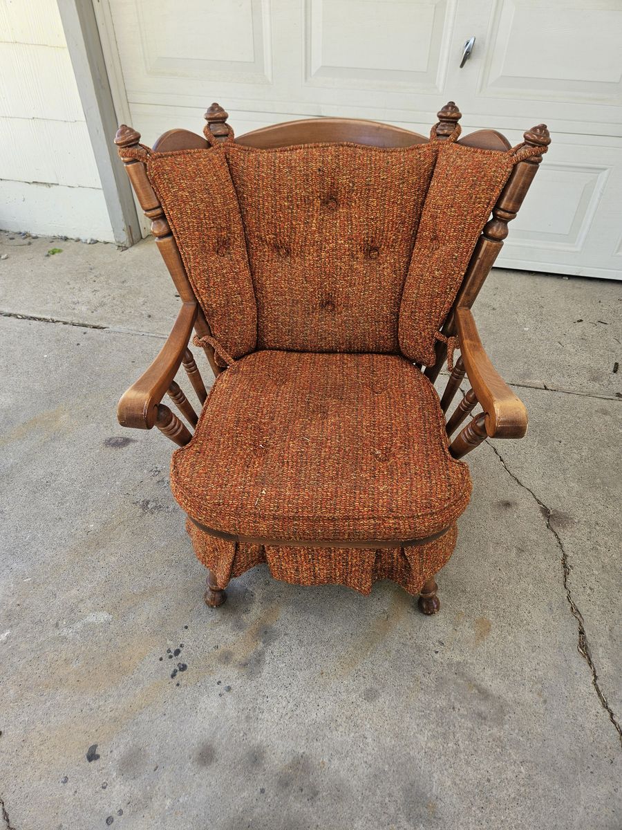 Antique vintage rocking chair