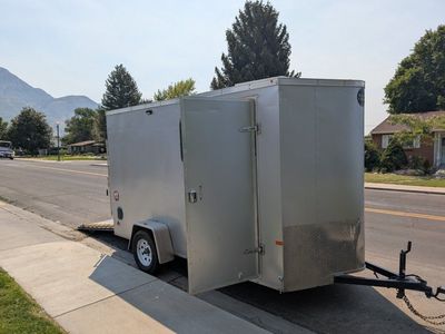 6x12 Extended Height Camper/Toy Hauler Enclosed Trailer