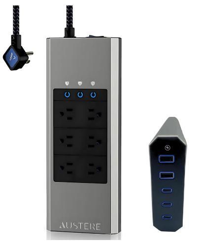 Austere V Series \\ 6-Outlets Power Surge Protector With Omniport USB